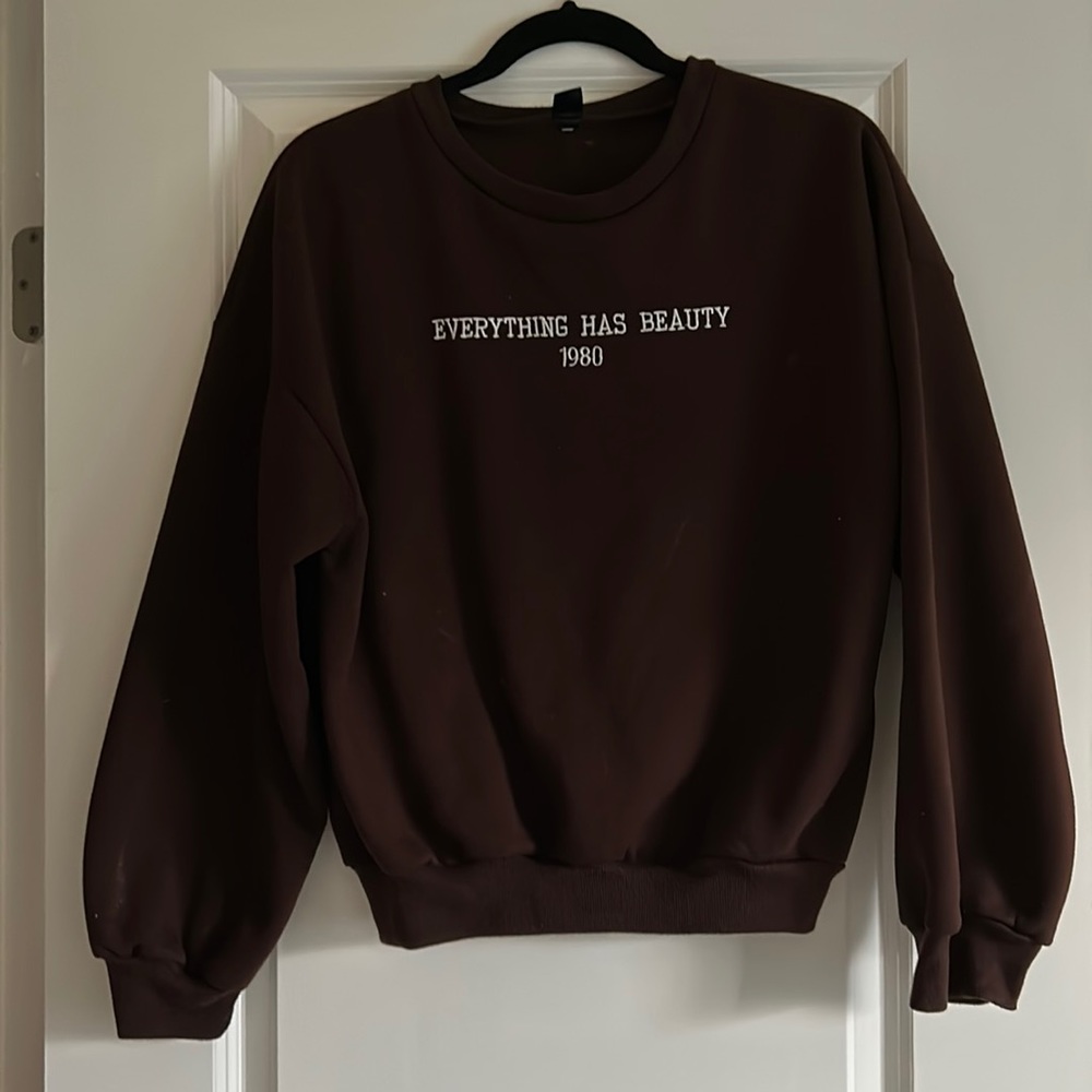 Cute Oversized Sweatshirt Size L